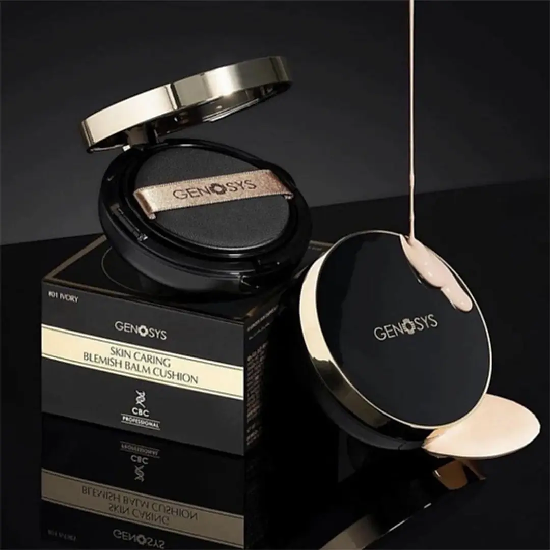 Genosys Skin Caring Blemish Balm Cushion /  01 Ivory